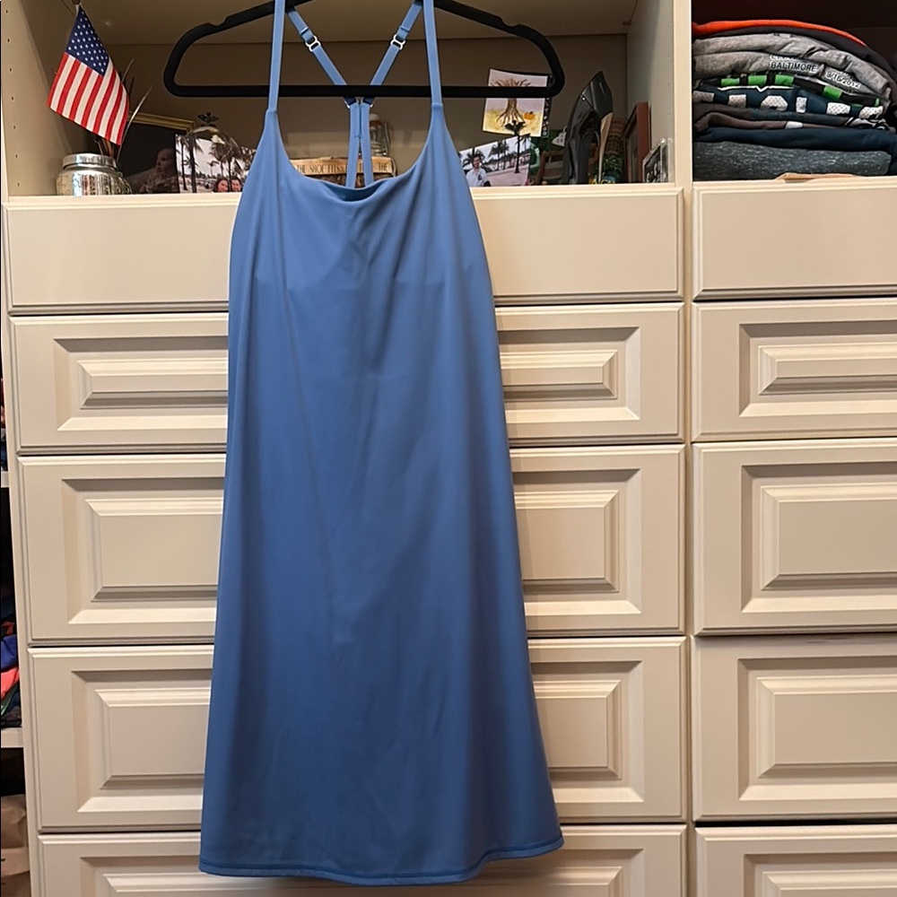 Blue Strappy Dress